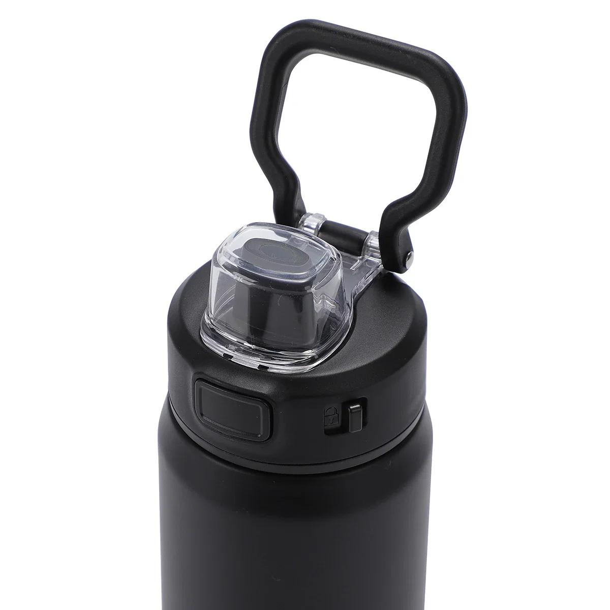 Side profile of the branded Eden 30 oz Recycled Stainless Steel Bottle