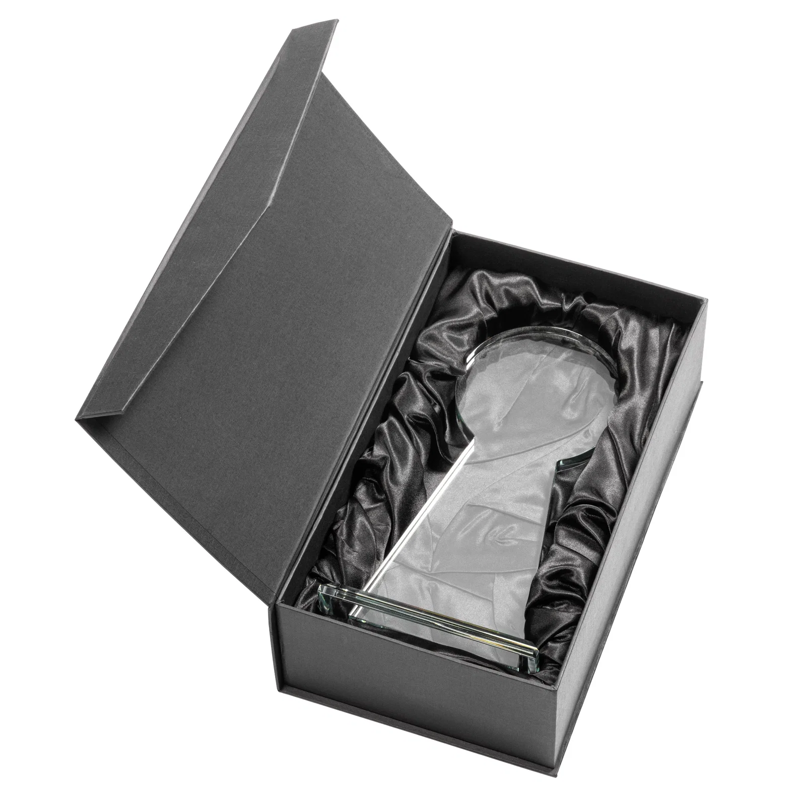 Custom Starfire Crystal Summit Award - Baseball for retirement presentations