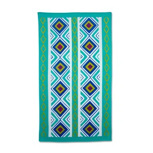 34 x 60 Inch Fiber Reactive Beach Towel, 100% Cotton