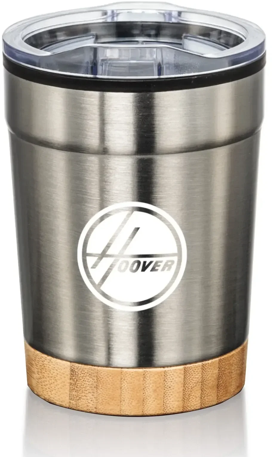 Eduardo 12oz Double-Wall Tumbler with Sliding Lid & Bamboo Base — view 4