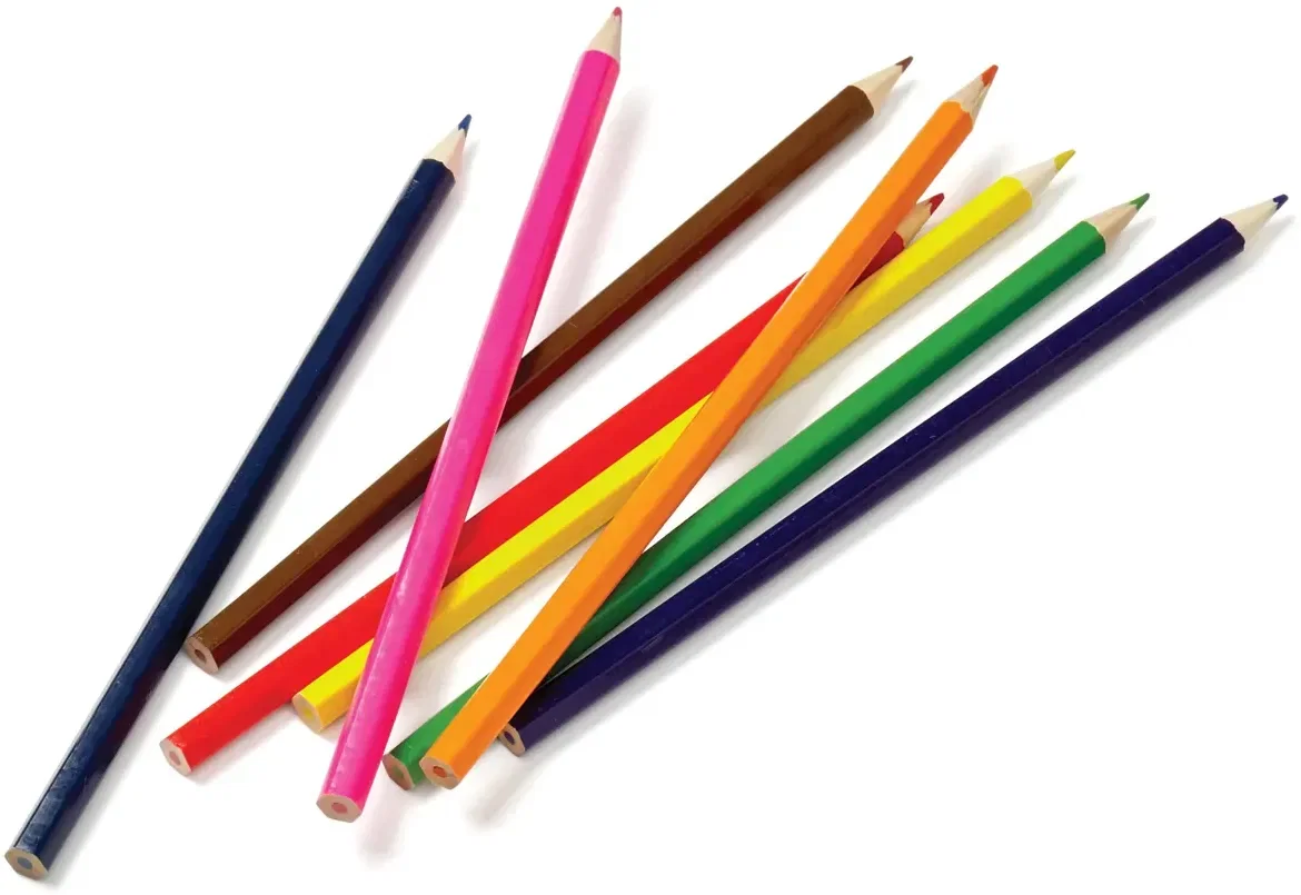 Eight-Color 7" Wooden Pencil Set in Box — view 2