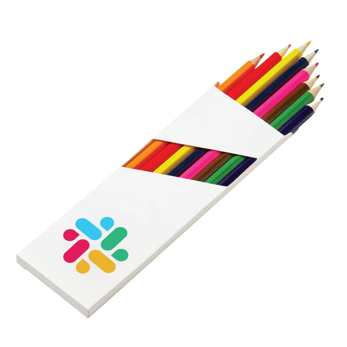 Eight-Color 7" Wooden Pencil Set in Box — view 4