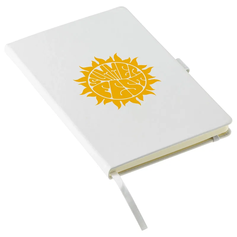 Promotional Elan journal stacked assortment showing available cover colors