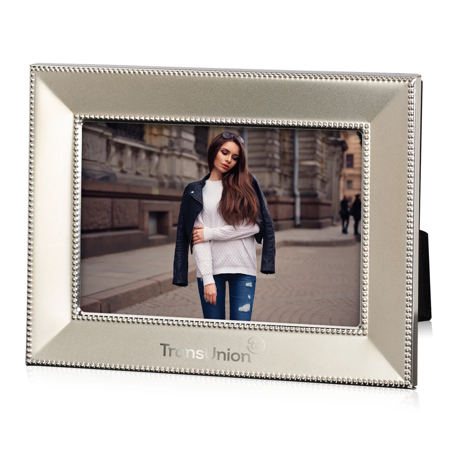 Custom Beveled Elda Champagne Picture Frame — view 2