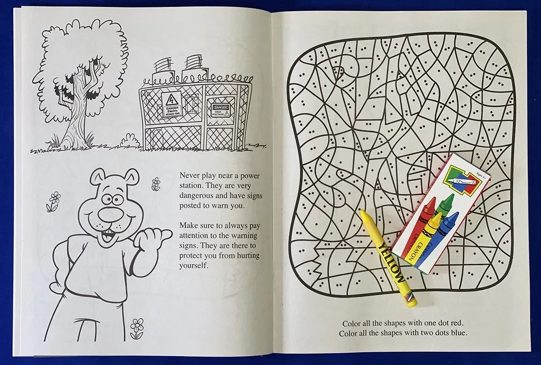 Electric & Utility Safety Coloring Book — view 2
