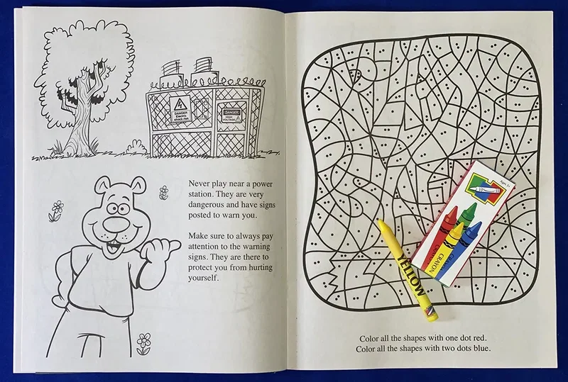 Electric & Utility Safety Coloring Book — view 2