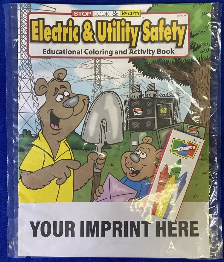 Electric & Utility Safety Coloring Book — view 3