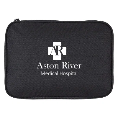 Padded organizer case for laptop chargers and travel electronics