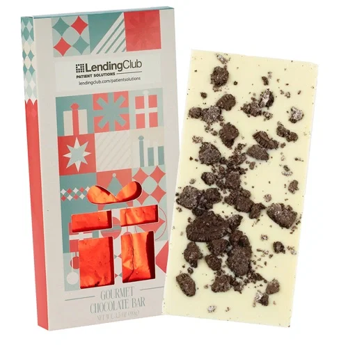 Elegant 3.5 oz Belgian Chocolate Gift Box — view 5