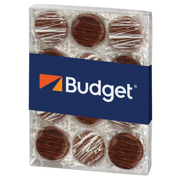 Elegant Chocolate Covered Oreo® Gift Box / 12 Pack