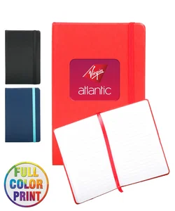 Elegant Hardcover Notebook (5.5" x 8.5") - Full-Color Logo