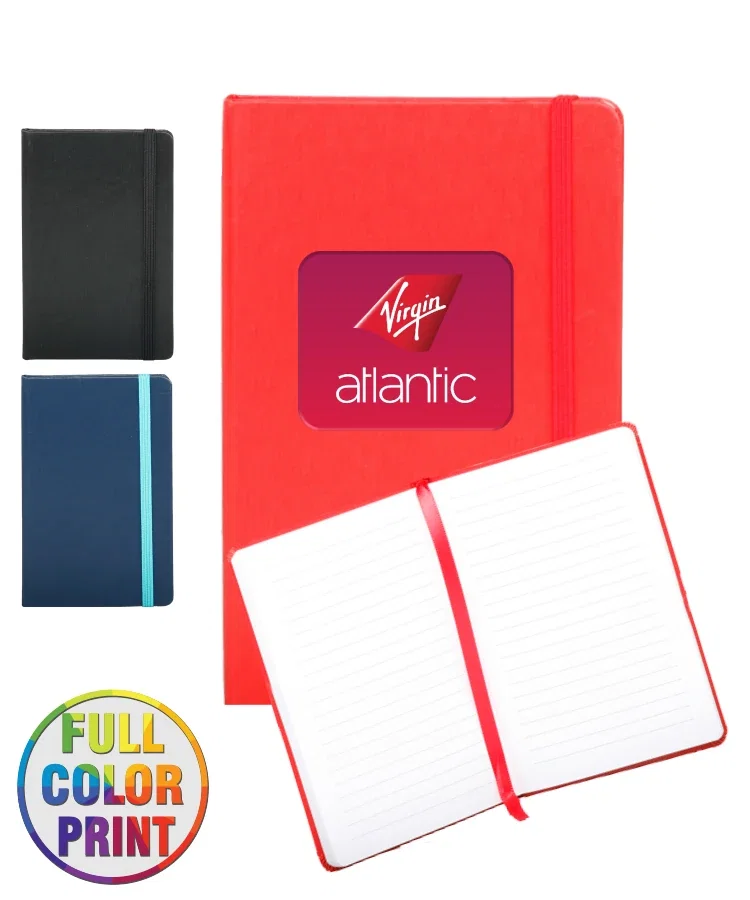 Elegant Hardcover Notebook (5.5" x 8.5") - Full-Color Logo