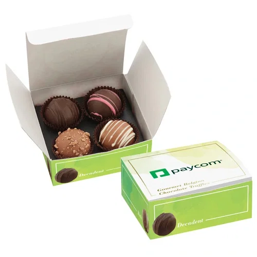 Elegant Soft-Touch Belgian Truffle Boxes — view 2