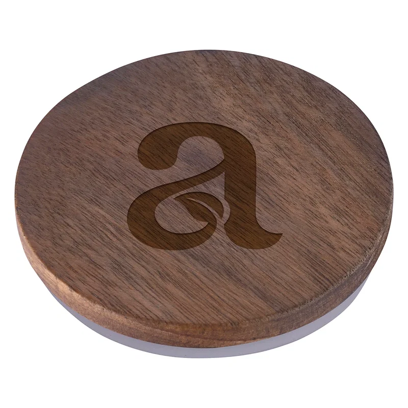 Close-up of the custom Element mug's logo imprint area