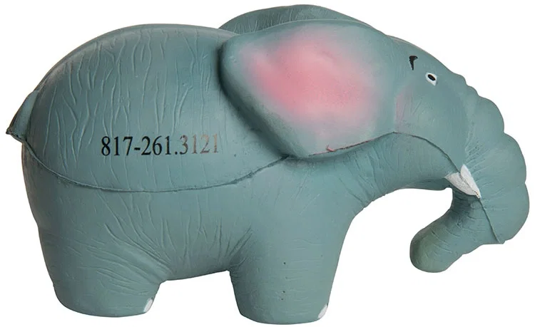 Logo Elephant Stress Reliever — view 2