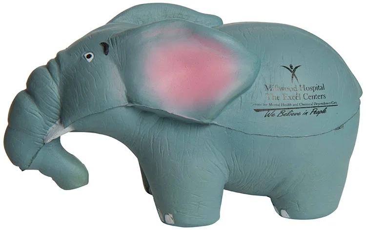 Logo Elephant Stress Reliever — view 4