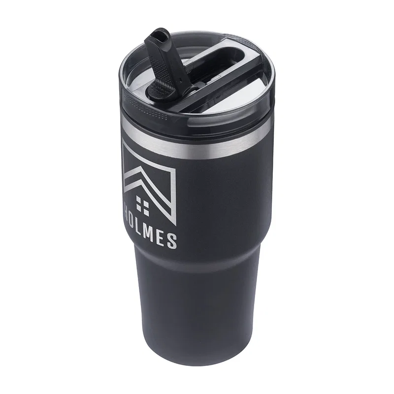 Side profile of the Elgin Travel Tumbler showing its slim silhouette