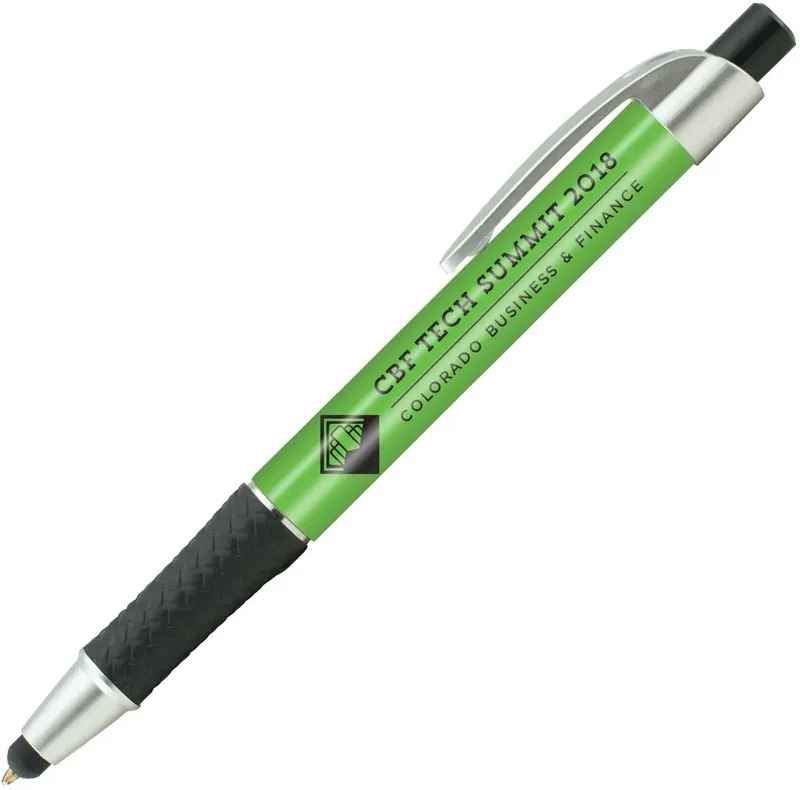Custom Elite Metallic Stylus Pen (Black or Blue Ink) — view 8