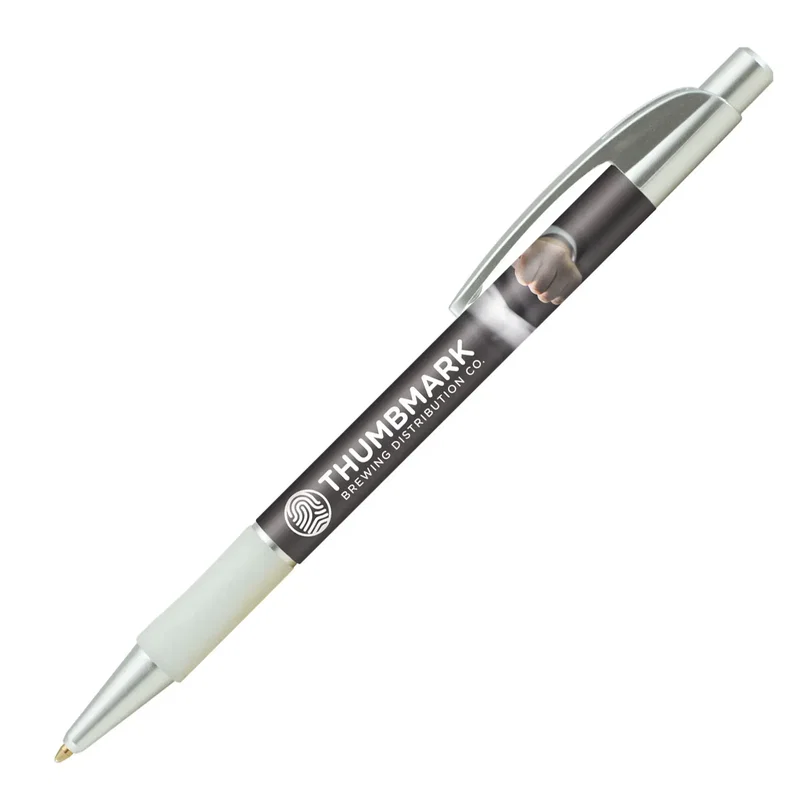Imprinted Elite Slim Frost Pen (Black or Blue Ink) — view 8