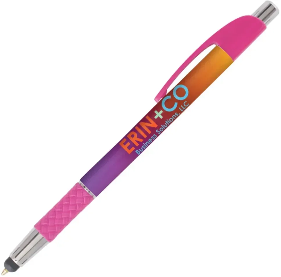 Custom Elite Slim w/ Stylus Click Pen (Black or Blue Ink) — view 10