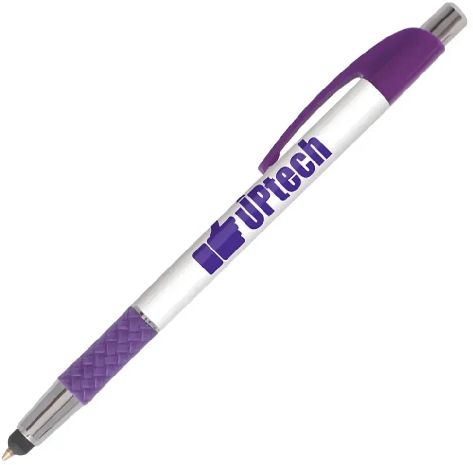Custom Elite Slim w/ Stylus Click Pen (Black or Blue Ink) — view 12