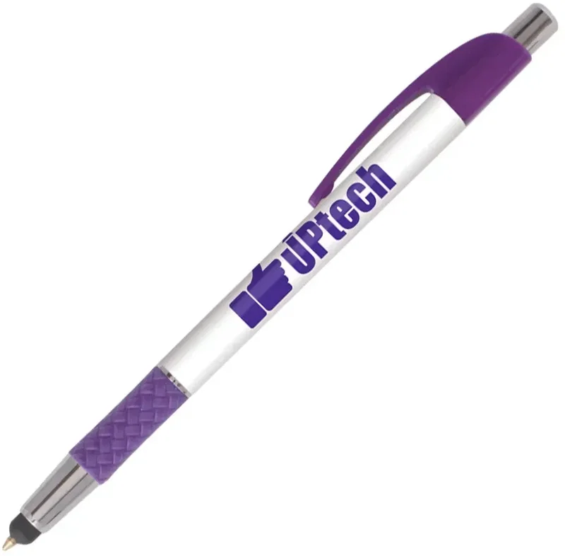 Custom Elite Slim w/ Stylus Click Pen (Black or Blue Ink) — view 12