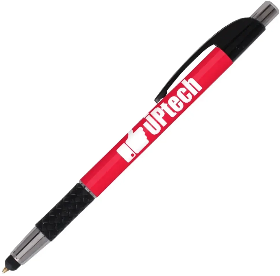 Custom Elite Slim w/ Stylus Click Pen (Black or Blue Ink) — view 2