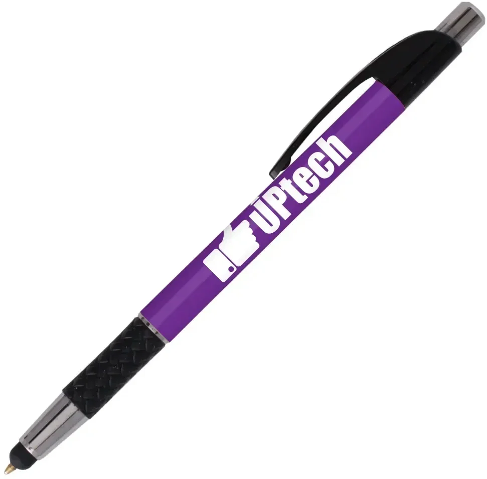 Custom Elite Slim w/ Stylus Click Pen (Black or Blue Ink) — view 25