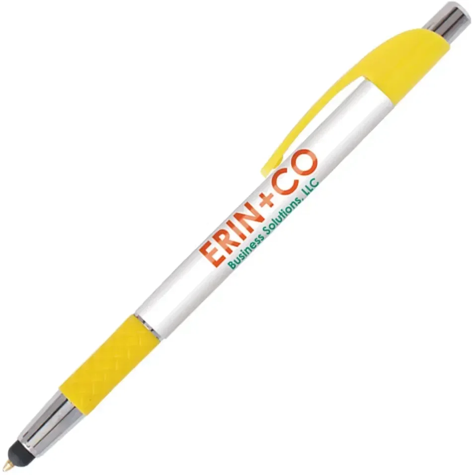 Custom Elite Slim w/ Stylus Click Pen (Black or Blue Ink) — view 27