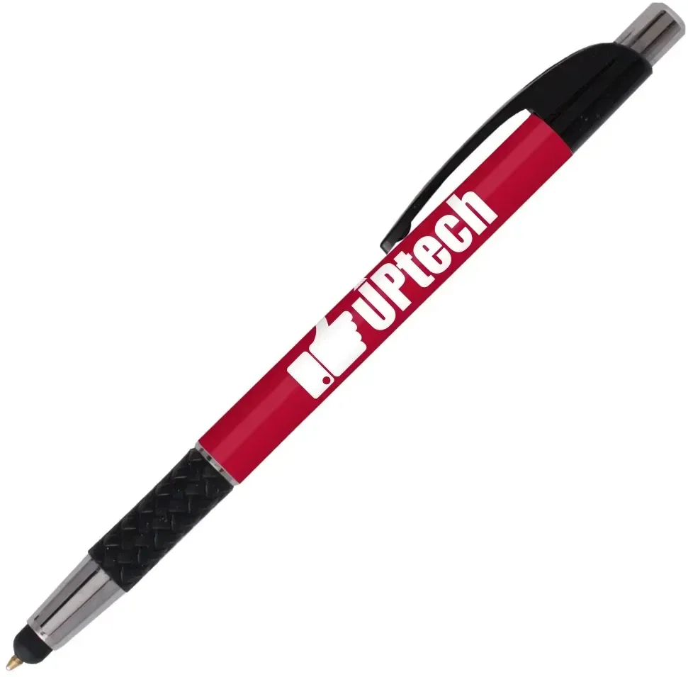 Custom Elite Slim w/ Stylus Click Pen (Black or Blue Ink) — view 3
