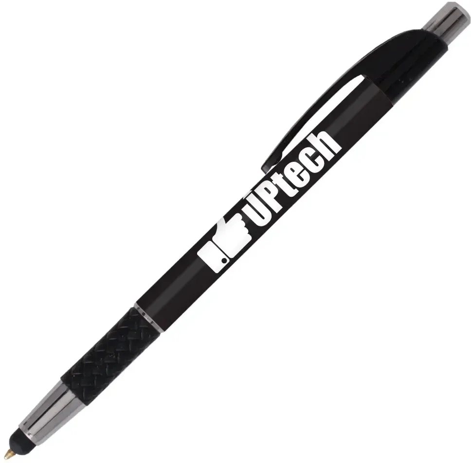 Custom Elite Slim w/ Stylus Click Pen (Black or Blue Ink) — view 4