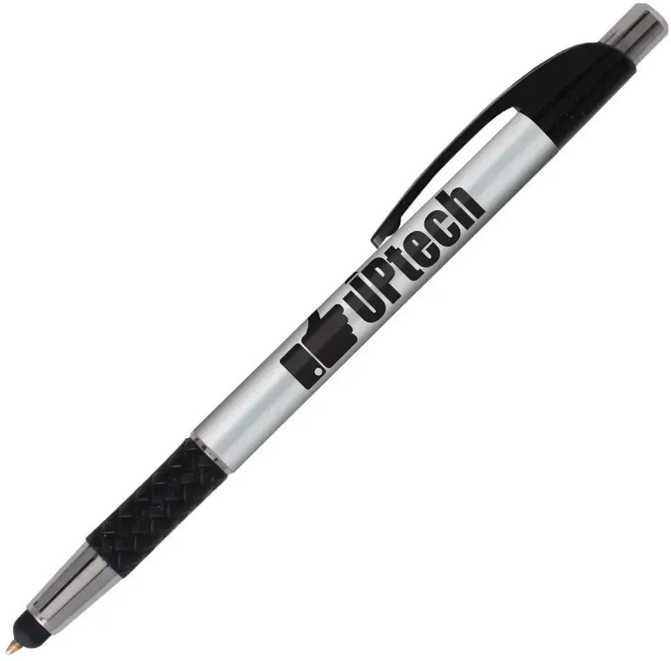 Custom Elite Slim w/ Stylus Click Pen (Black or Blue Ink) — view 5