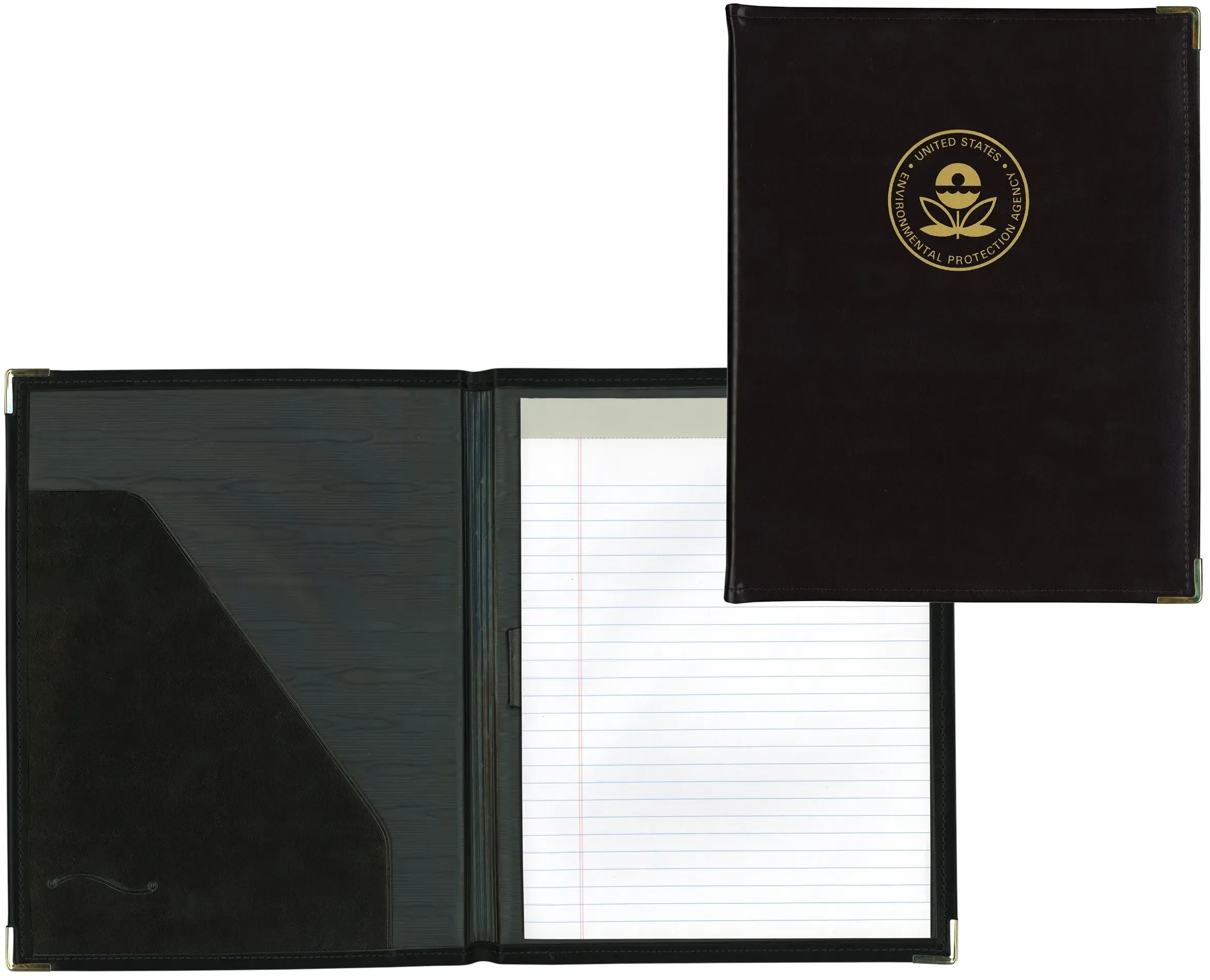Personalized Elite Turned-Edge Padfolio - Senior Size — view 2