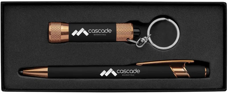 Ellipse & Chroma Softy Rose Gold Classic Thank You Gift Set — view 3