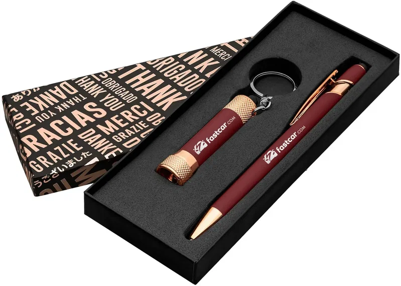 Ellipse & Chroma Softy Rose Gold Classic Thank You Gift Set — view 6