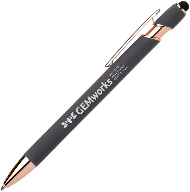 Ellipse Gel Softy Rose Gold w/Stylus Pen — view 5