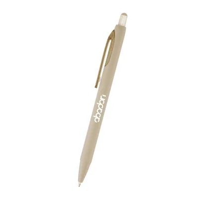 Slim clip set against the top of the barrel