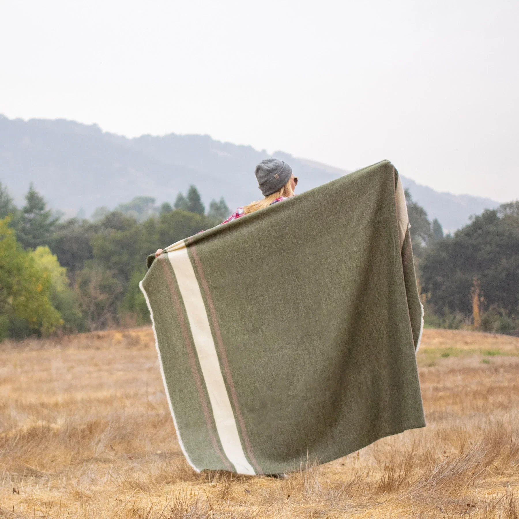 Elliston Blanket in use