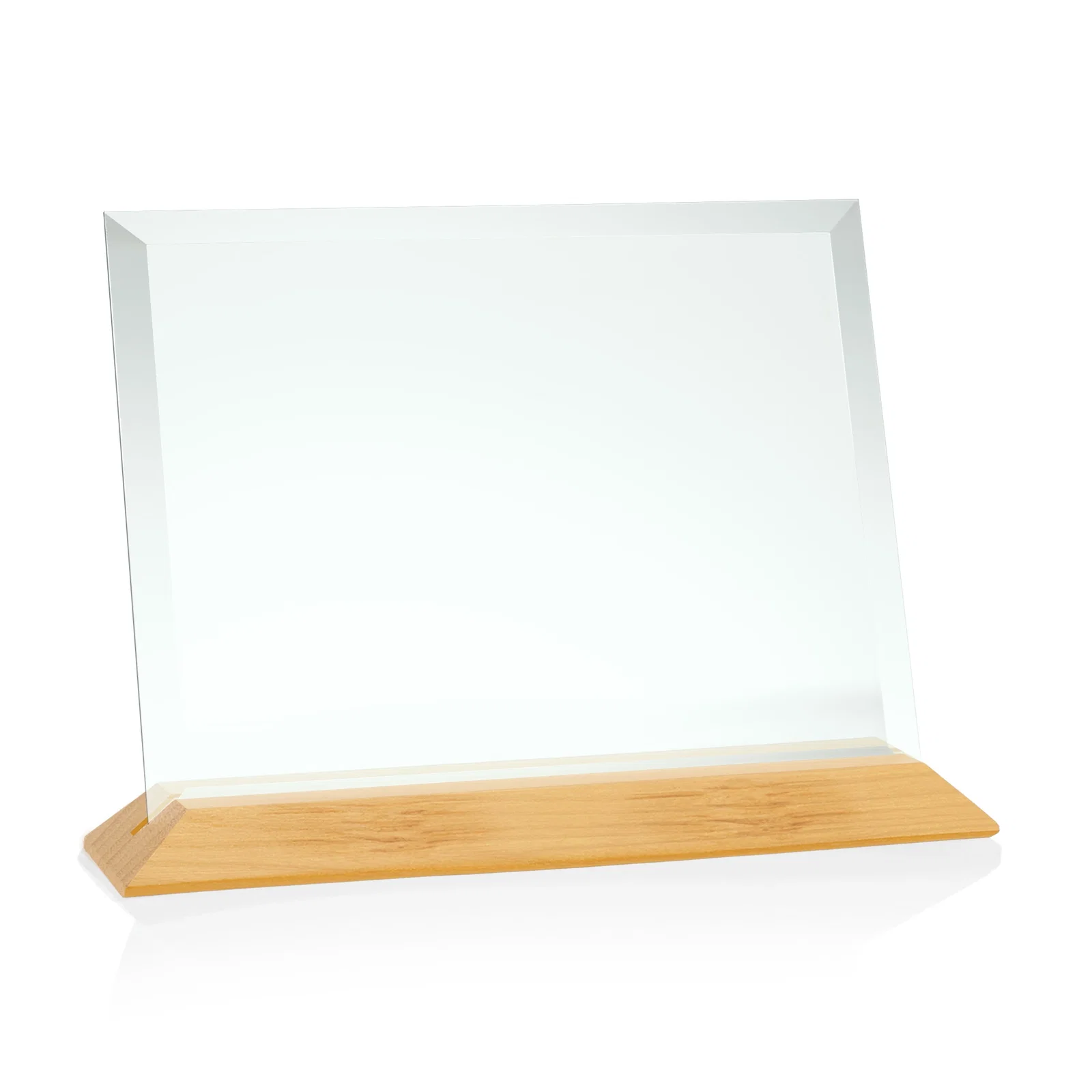 Promotional Jade Glass Horizontal Award With A Choice Of Four Base Materials for graduation ceremonies