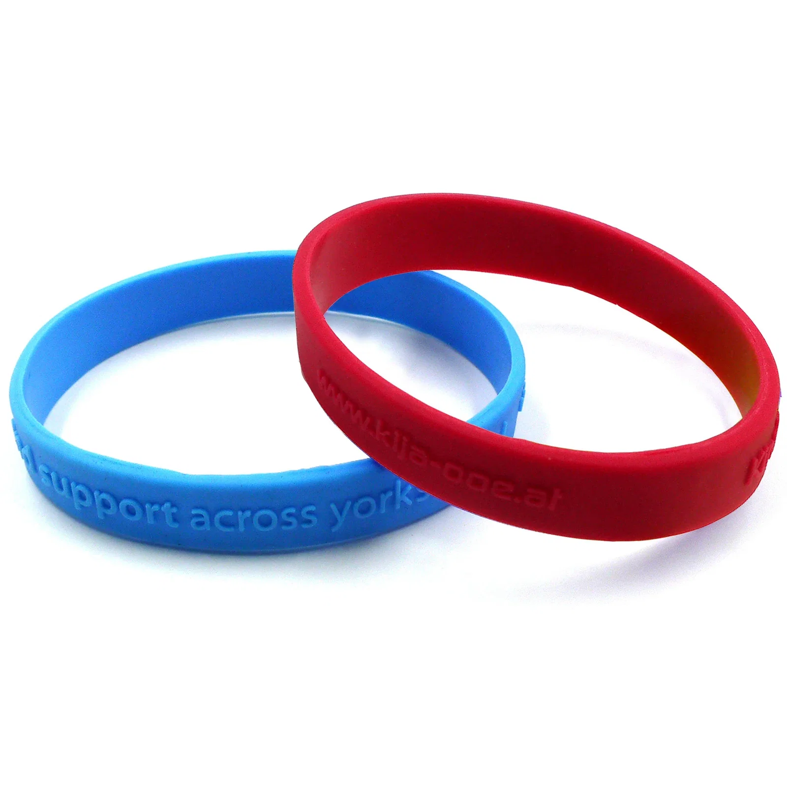 Embossed Silicone Bracelets: 12mm — view 2