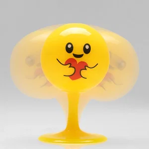 Emoji Bopper Desk Ball with Suction Cup