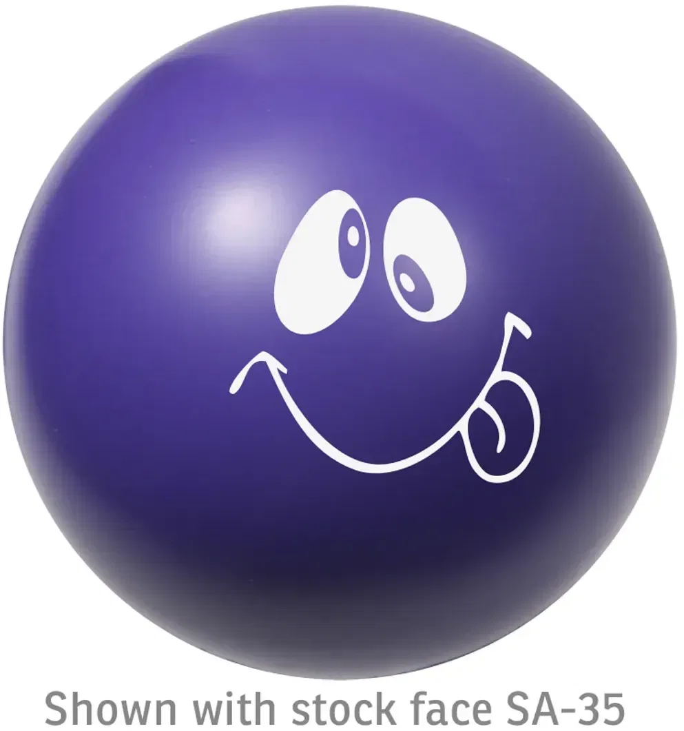 Emoticon Stress Ball surprised emoji face, custom branded stress ball for events