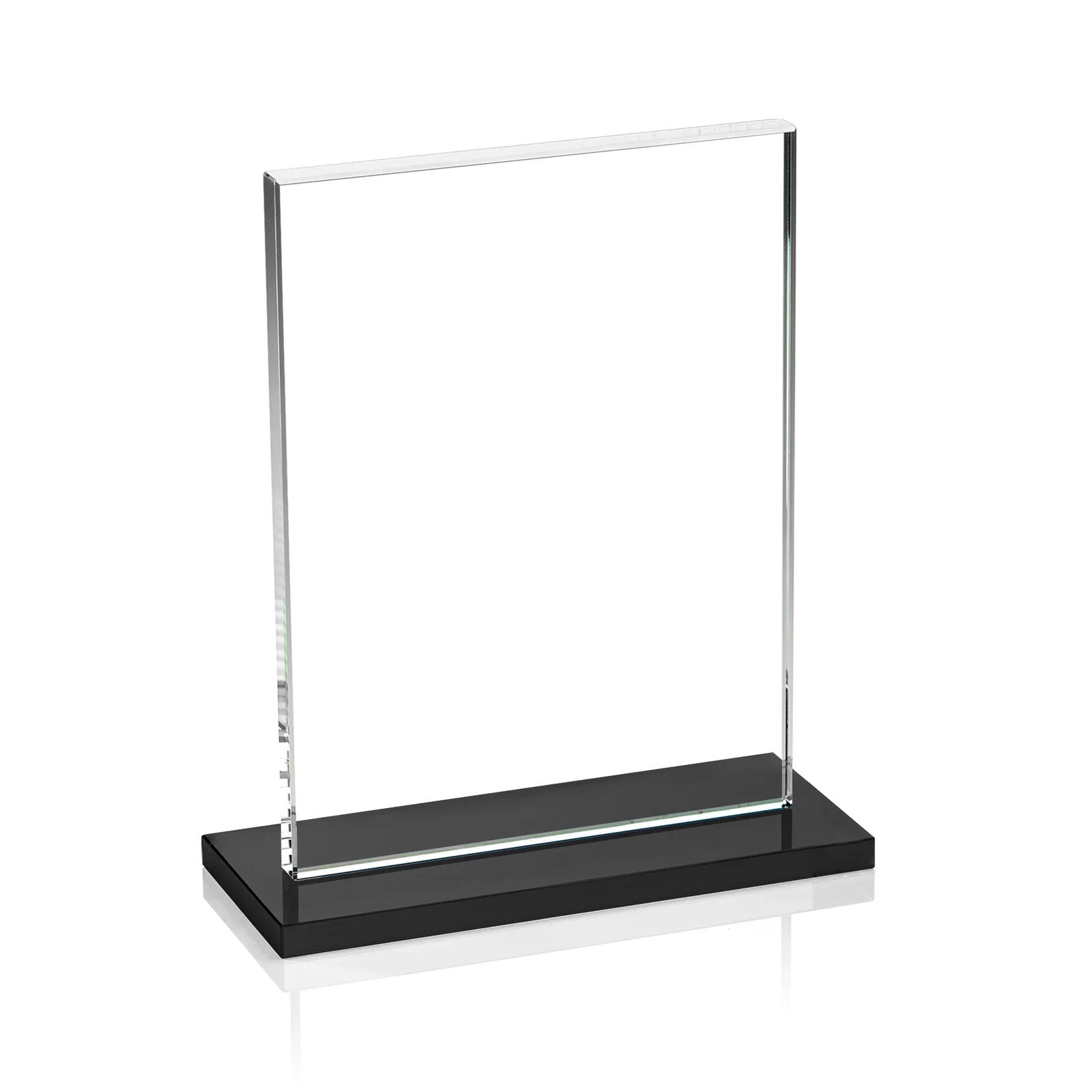 Promotional Jade Crystal Rectangle Award On A Jade Base, Vertical Or Horizontal, with your logo for graduation ceremonies