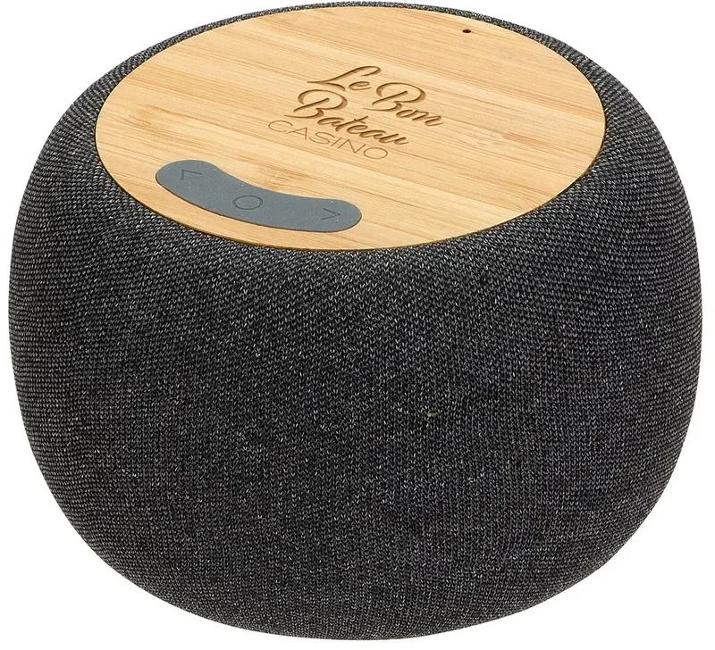 Custom Bamboo Speaker with Wireless Charger — view 7