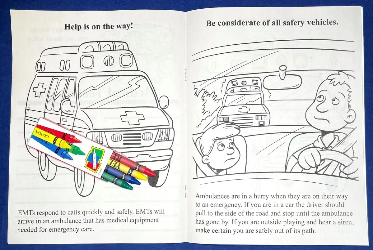 EMTs Help Save Lives Coloring Books — view 2