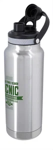 Custom Energetic Vacuum Sport Bottle with hanger - 33 oz.