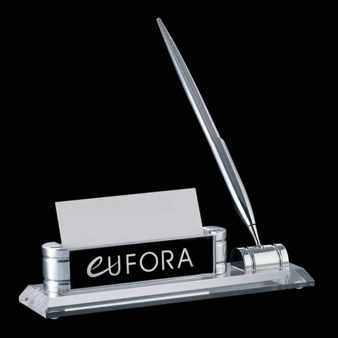 Engraved Business Card Holder - Symington — view 2