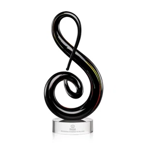 Green Free-Form Glass Sculpture Award