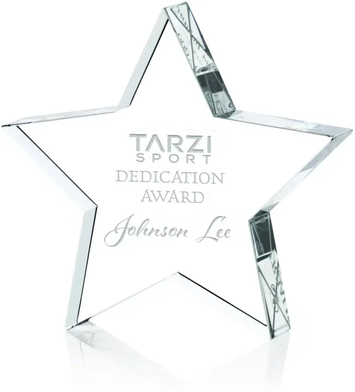 Elegant Custom Star Award - Sparkling Crystal Encore (ECC) β view 1
