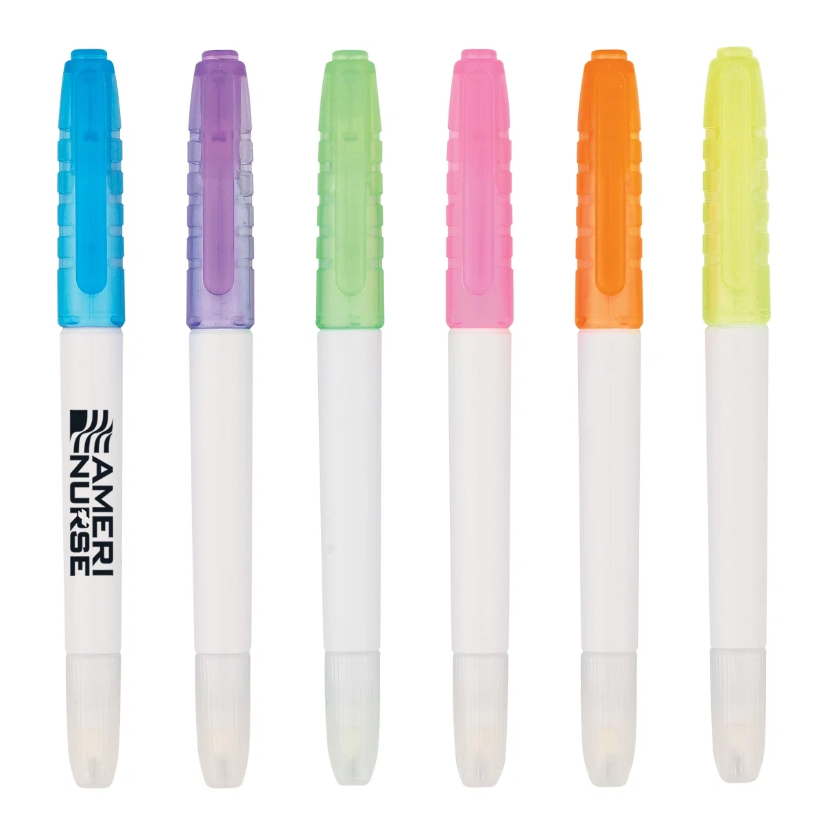 Held in hand while highlighting study notes